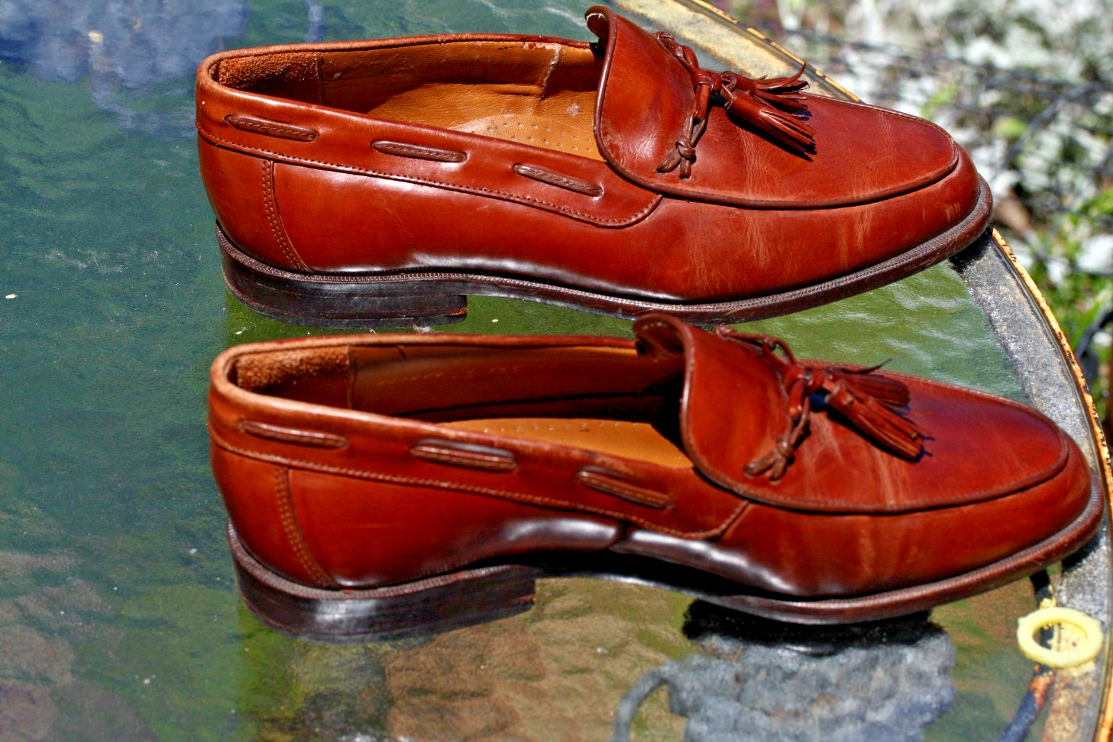 Giorgio Brutini 8 EEE brown loafers