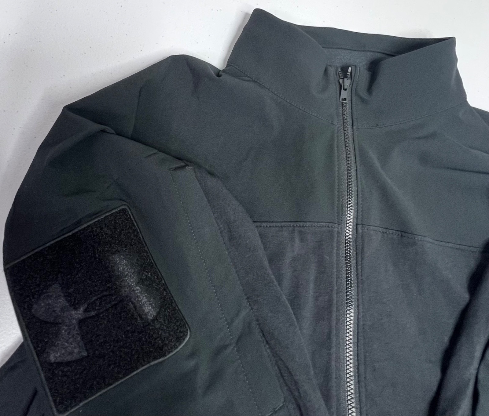 Under Armour Mens L Tactical Combat Shirt 1/4 Zip Long Sleeve Black 279639 NWOT
