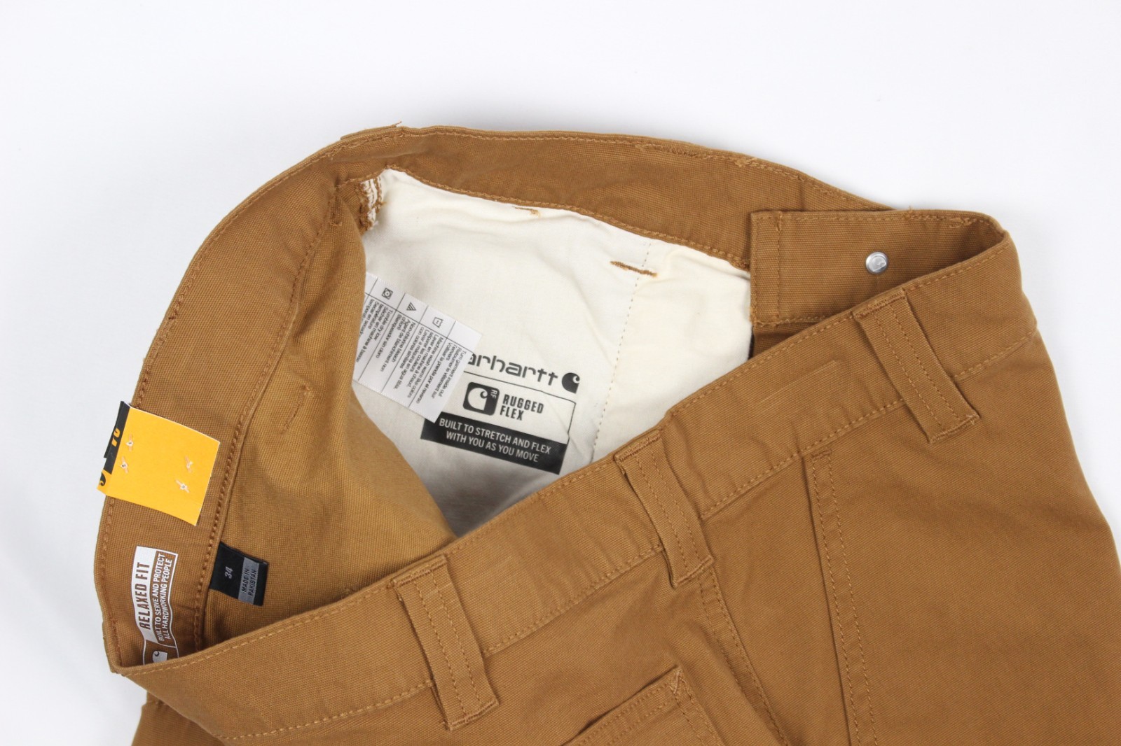 Carhartt Men’s 9″ Work Cargo Shorts Rugged Flex Relaxed Fit Brown 106984