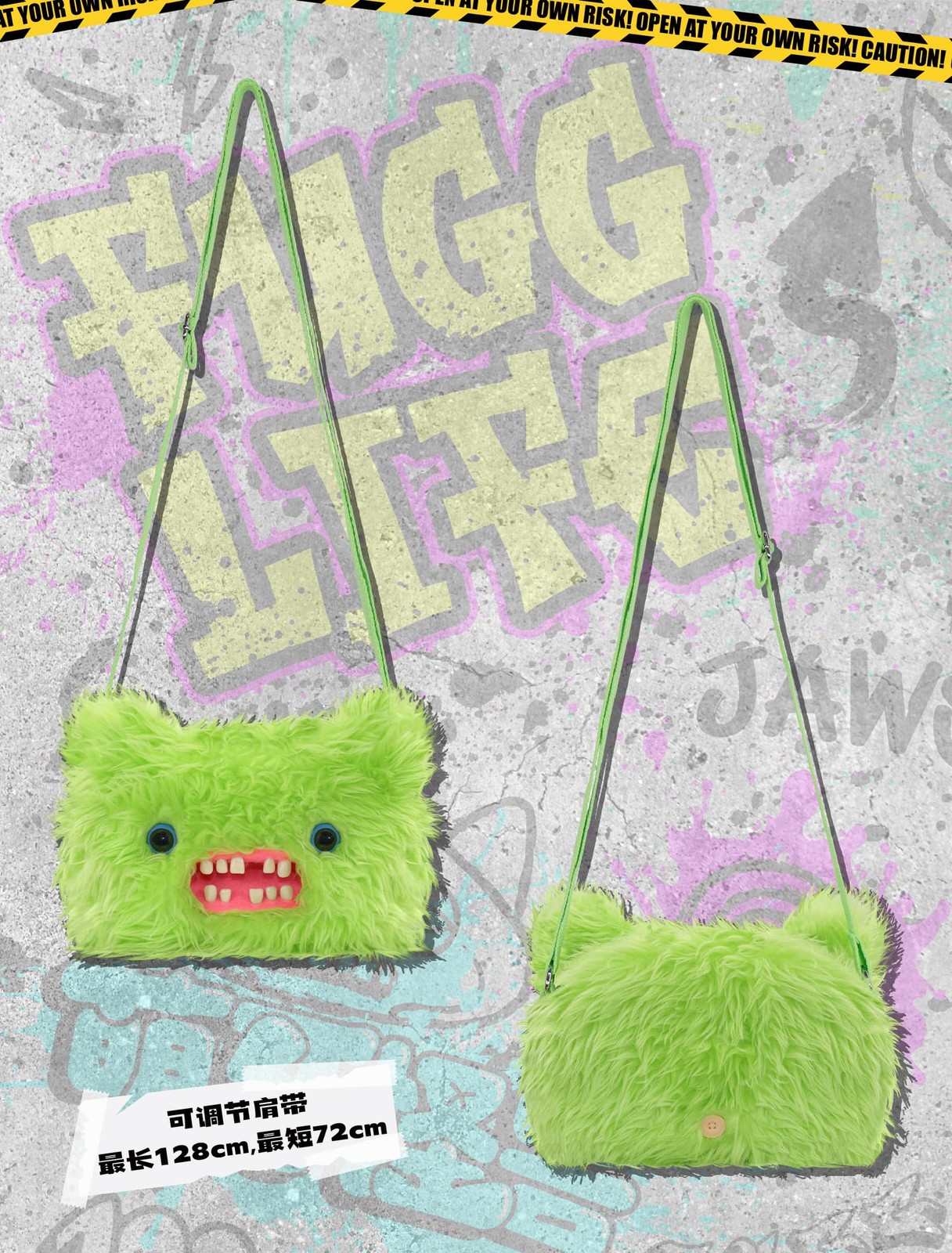 Fuggler Shoulder Crossbody Bags Ugly Monster Fashion Handbags for Women Gifts