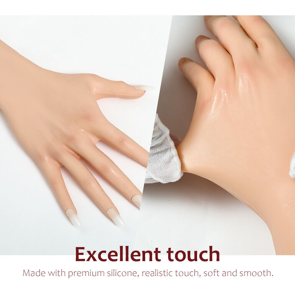 Realistic Silicone Glove Hand Skin Cover Scars Hand Sleeve Cosplay Crossdresser