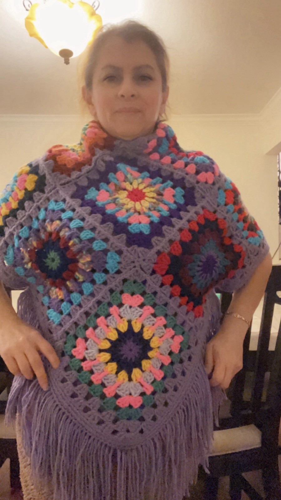 Beautiful Poncho Handmade Crochet
