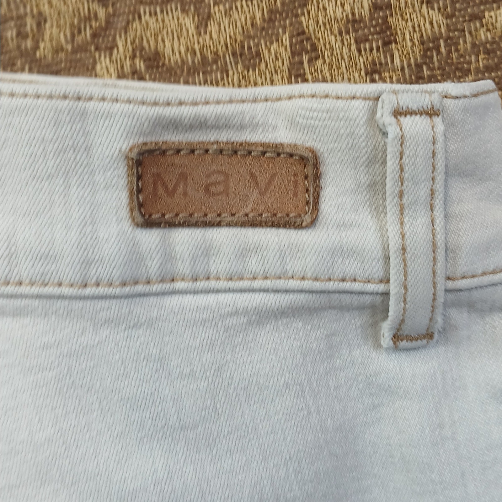 Mavi Audrey Snap Front Low Waist Jeans Womens 29 x 34 Stretch Denim Bootcut L