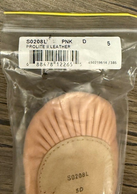 Bloch Women’s Prolite II Leather, Pink, 5 Wide