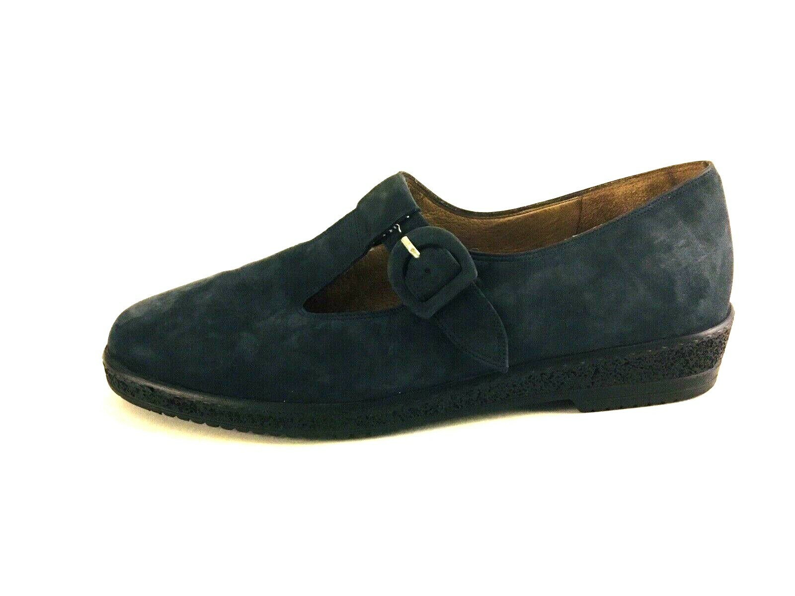 FITS by Theresia Blue Suede Mary Jane Loafer Size 9