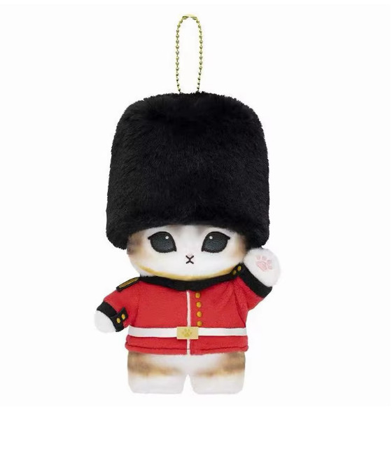 New Mofusand Cat Global Travel World Plush Key Fob Keychain Charm Bag Toy Purse