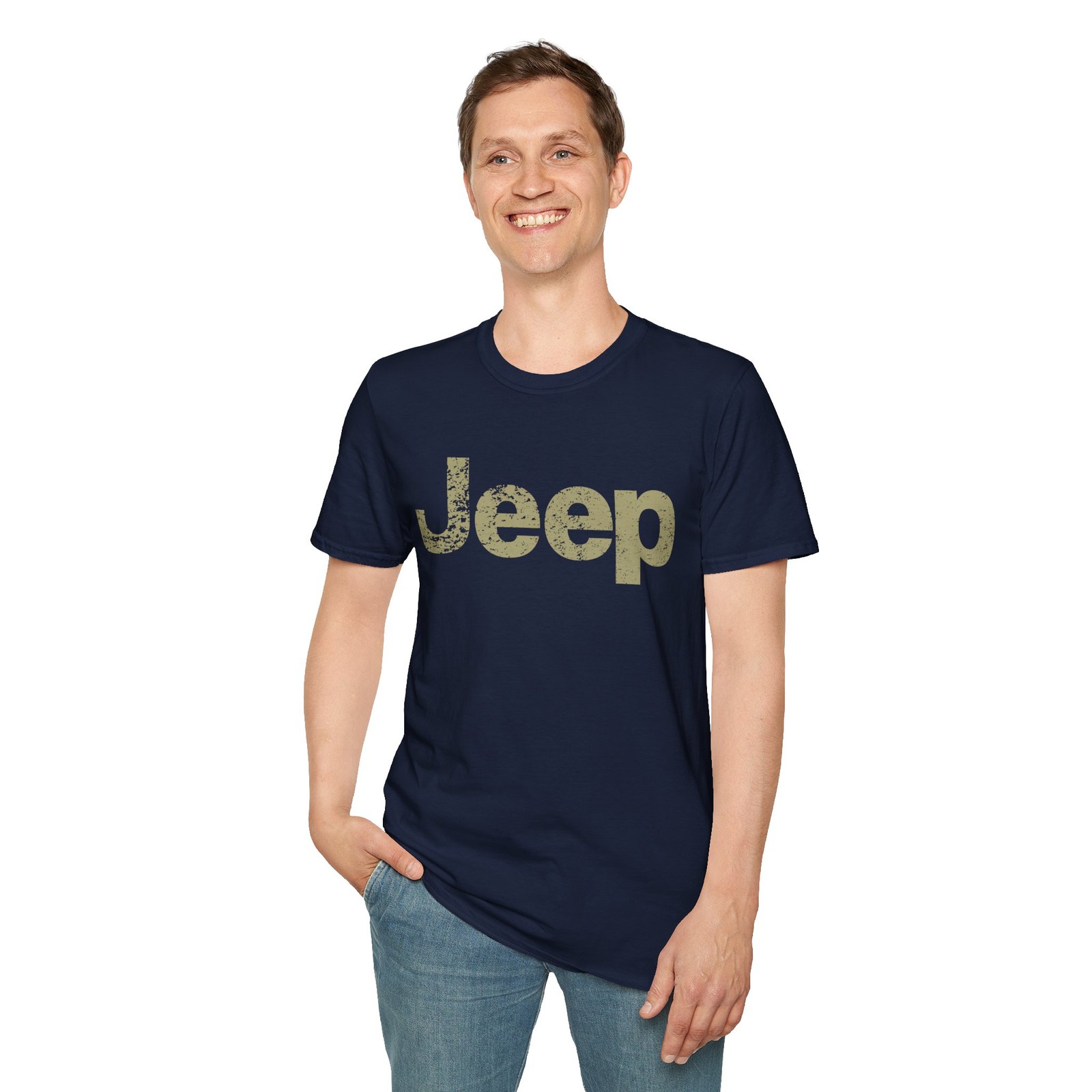Distressed Jeep T-Shirt Vintage Off-Road Wrangler Grand Cherokee 4×4 Gladiator