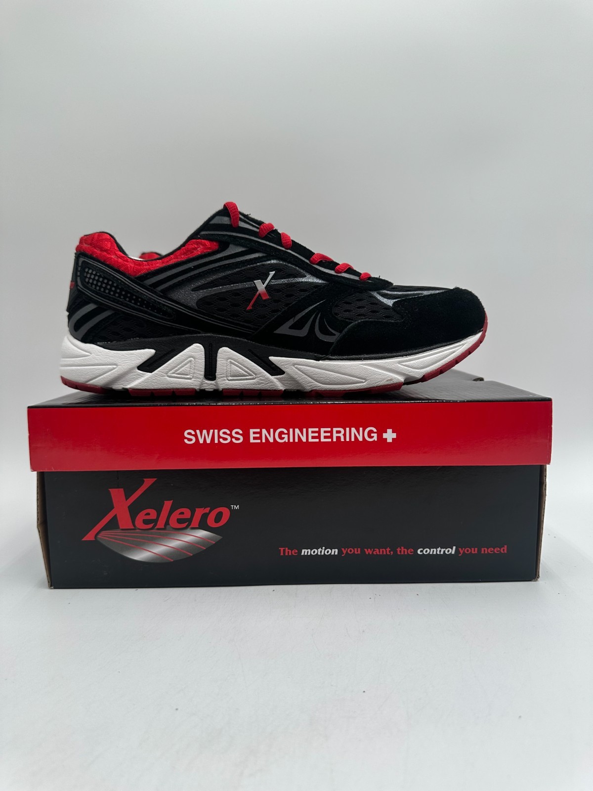 Xelero GENESIS XPS NEW Men’s Athletic Shoe Color Blck/Red Multiple Sizes X34659D