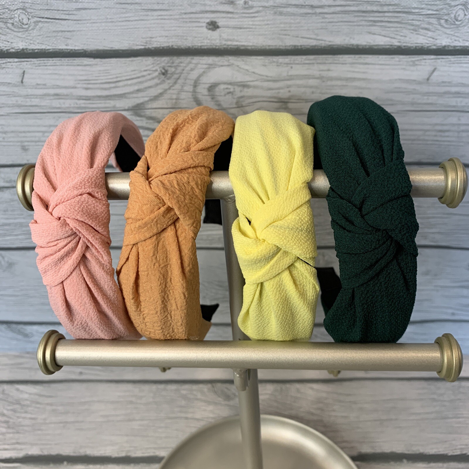4 Pack Women Wide Headbands Twist Knot Fashion Head Wrap Hoop Nonslip Solid Boho