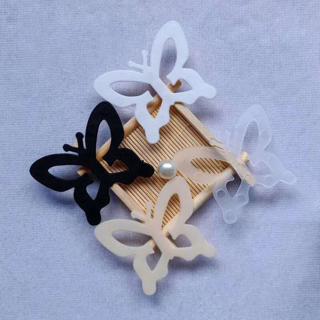 Women Bra Strap Holder Clips for Racerback Anti-Slip Bra Cross Back Clips 4 Pcs
