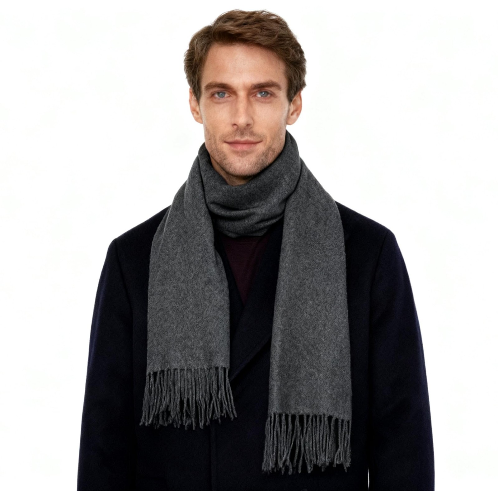 Winter Scarf for Men Women – Soft Warm Cashmere Feel Scarves Long Mens Shawl