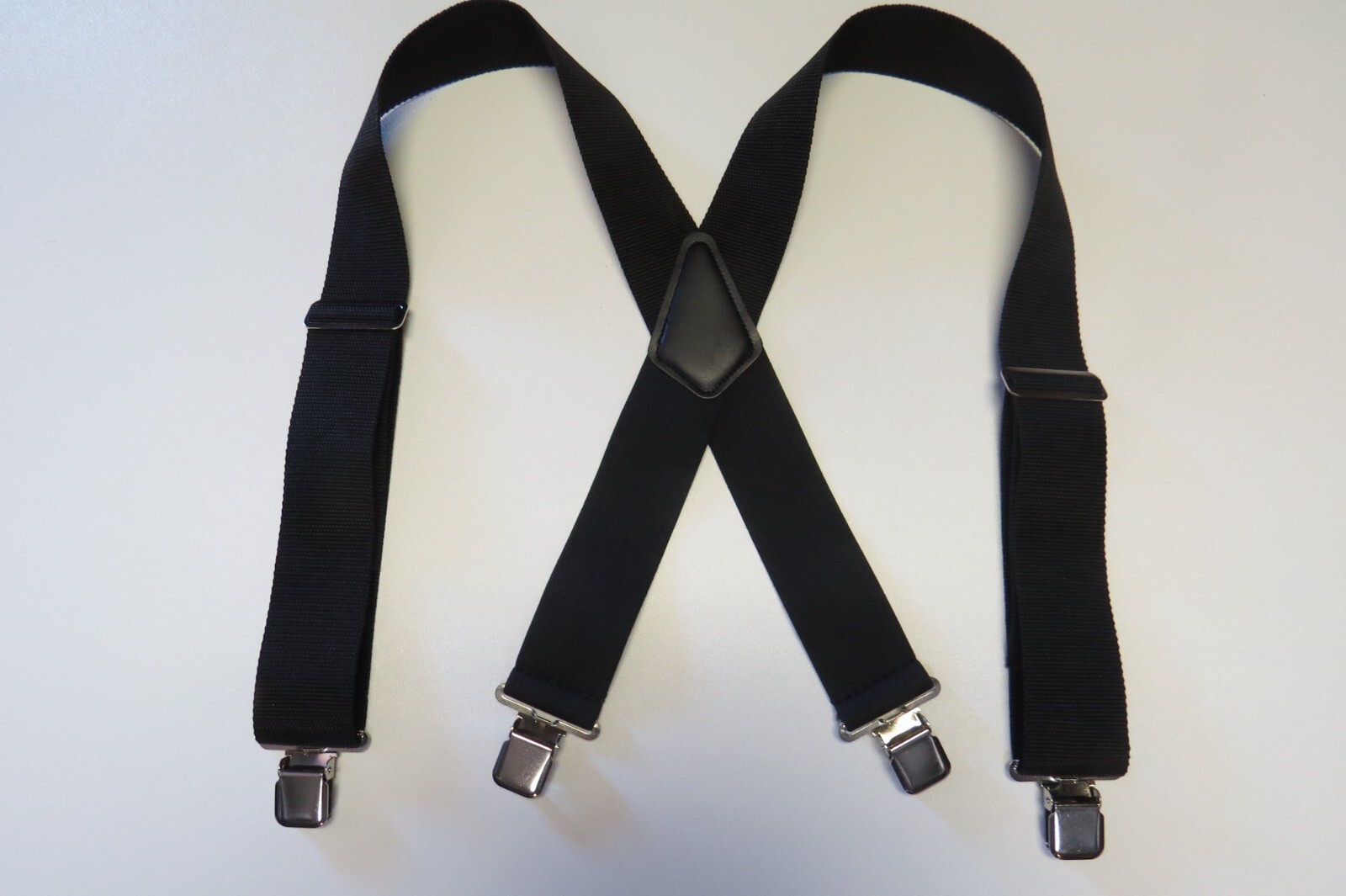 Men’s Suspenders – Strong Clips, Many Colors, X Style 1.5″ & 2″, USA Made