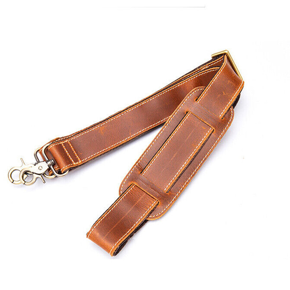 For Briefcase Luggage Messenger Bag Genuine Leather Replacement Shoulder Strap