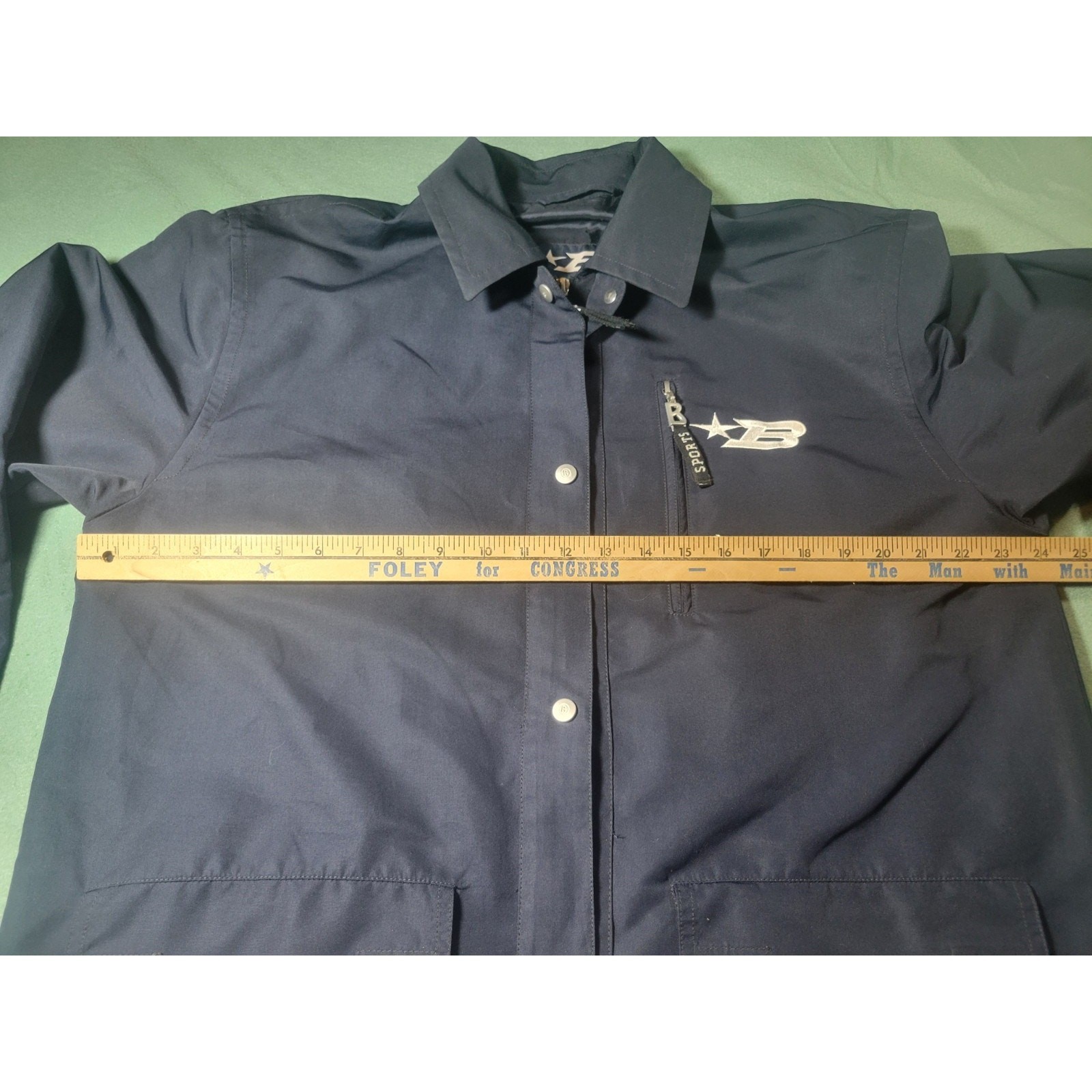 BOGNER SPORTS Men’s Navy Jacket XL Chest Water-Resistant Windcheater