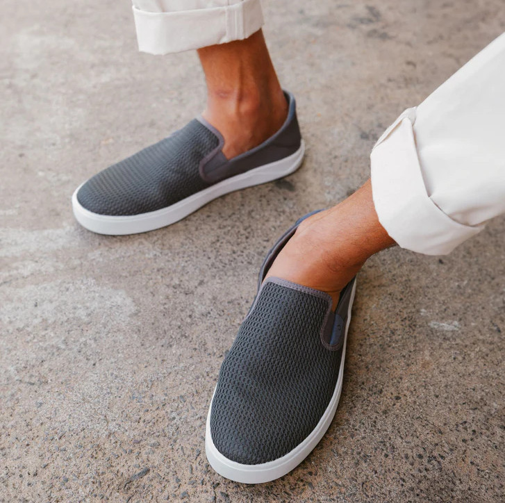 BEST SELLER OluKai Lae‘ahi Men’s Slip On Sneakers Pavement Breathable Mesh Shoes