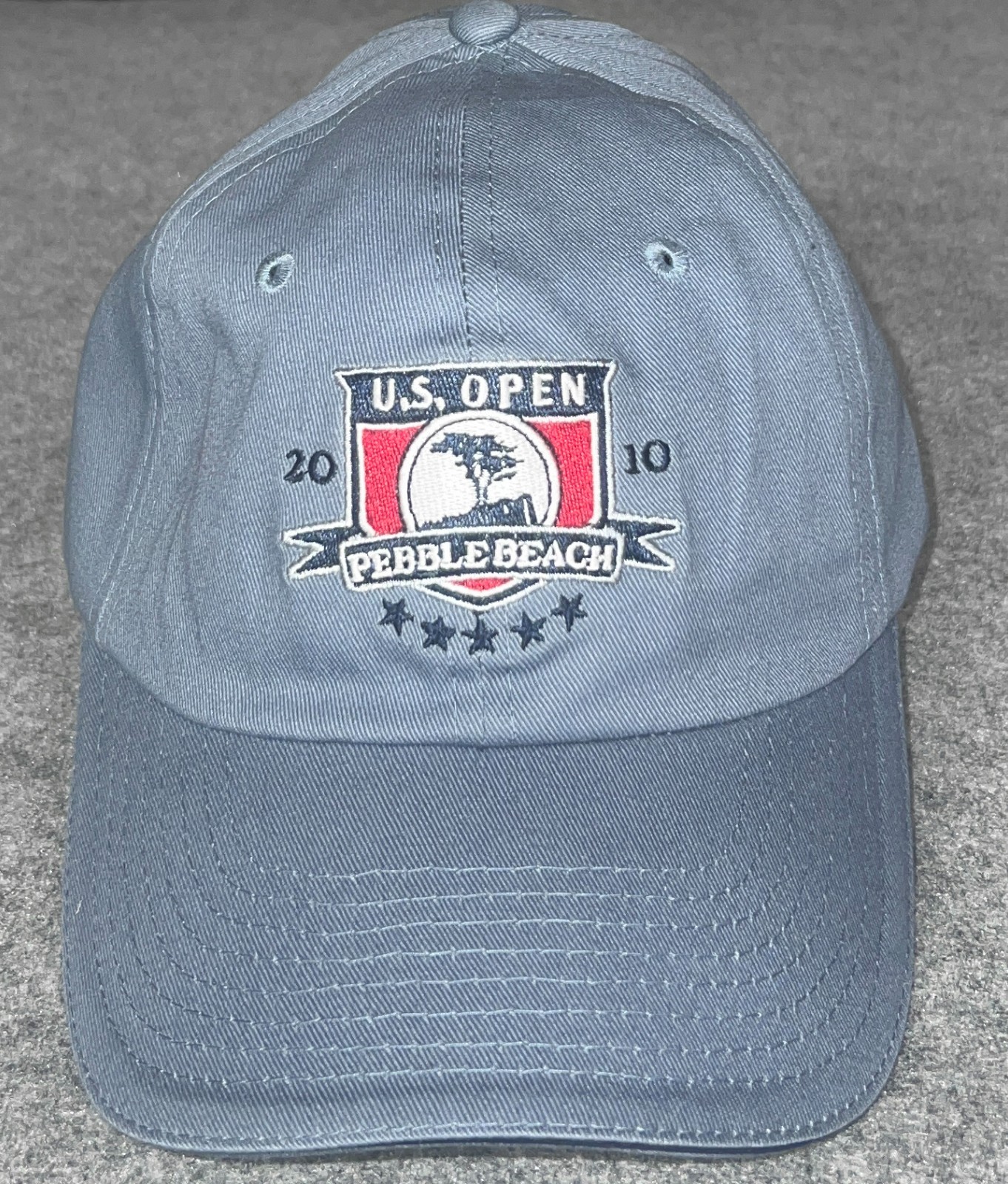 110th 2010 US OPEN PEBBLE BEACH HAT Golf Links USGA Adjustable Hat – New