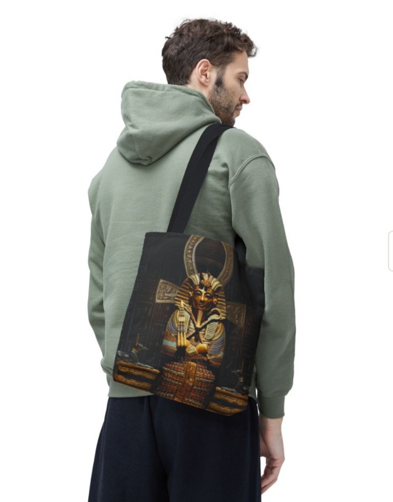Tote Bag AOP Ancient Egyptian Art Design