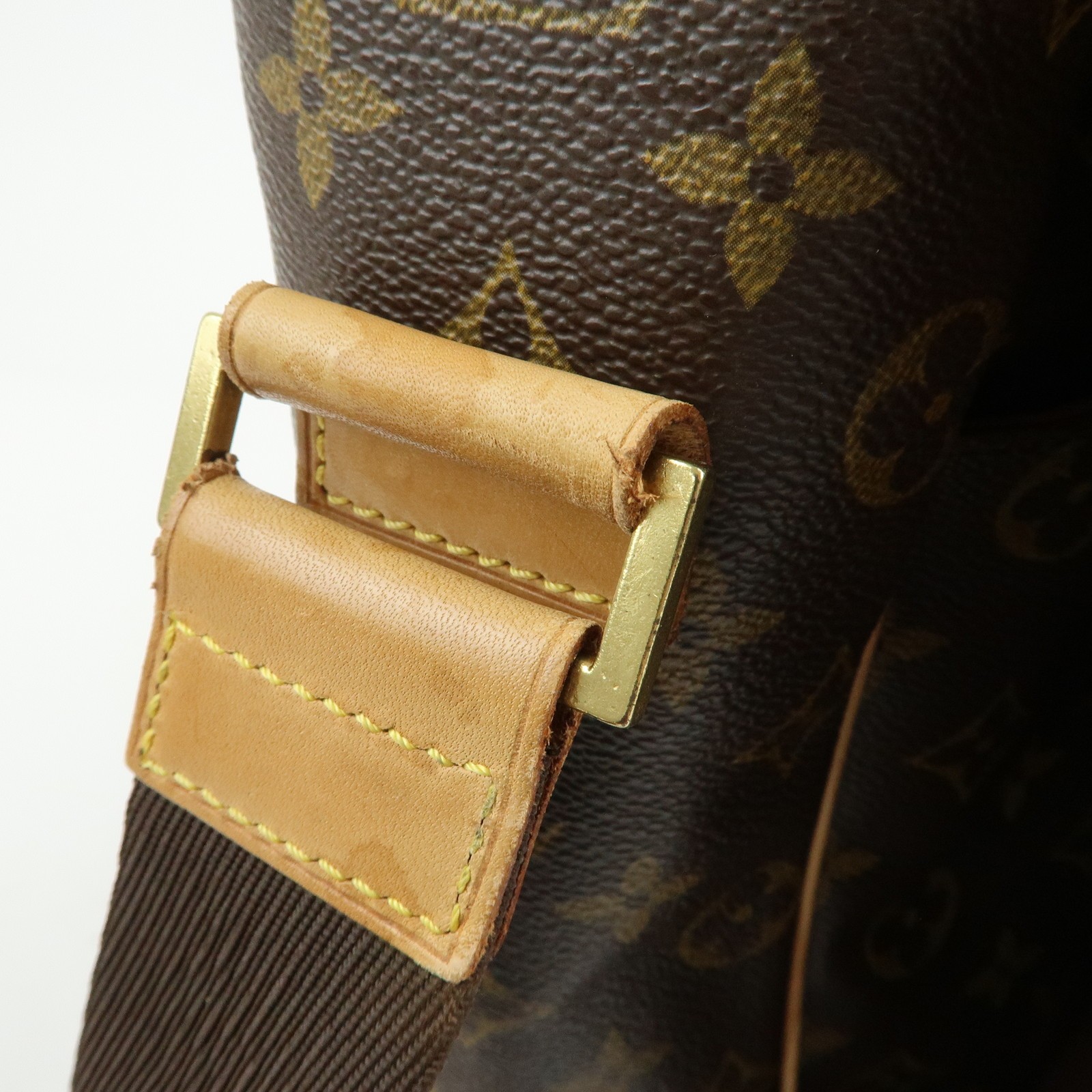 Louis Vuitton Monogram Abbesses Messenger Bag Brown M45257 Authentic Used F/S