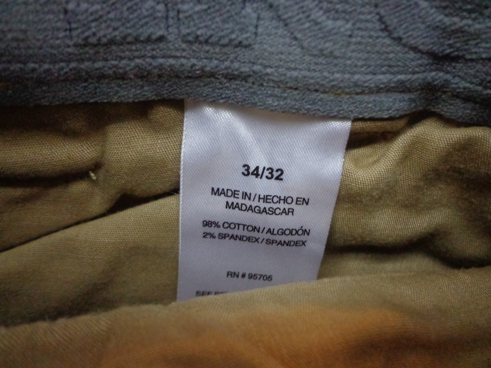 IRON Co. Clothing Liberty Stretch Fabric Cargo Pant 34×32 Boardwalk Khaki