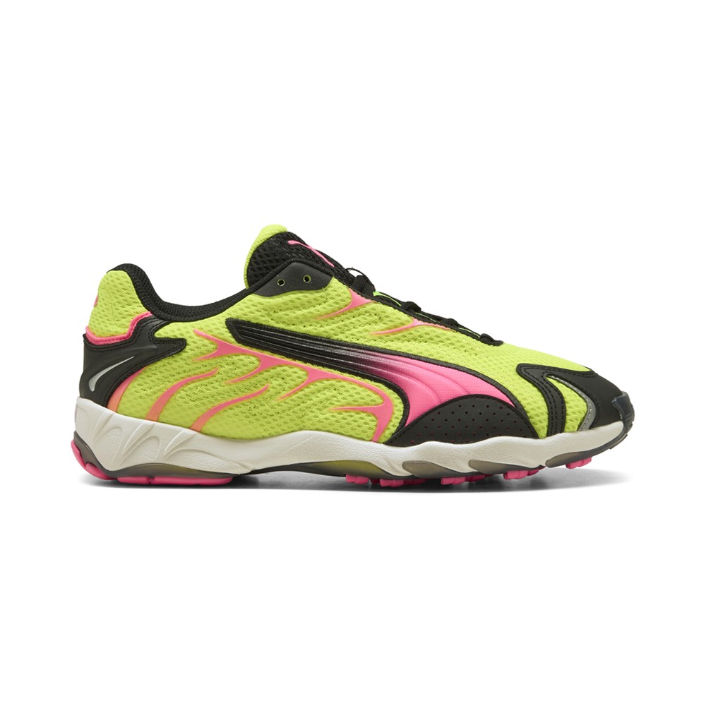 PUMA Inhale Lace Up Mens Yellow Sneakers Casual Shoes 40156005