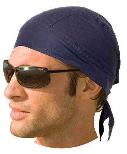 Solid Color DOO RAG Do Du FITTED BANDANA w/Ties HaVaDanna Danna Skull Head Cap