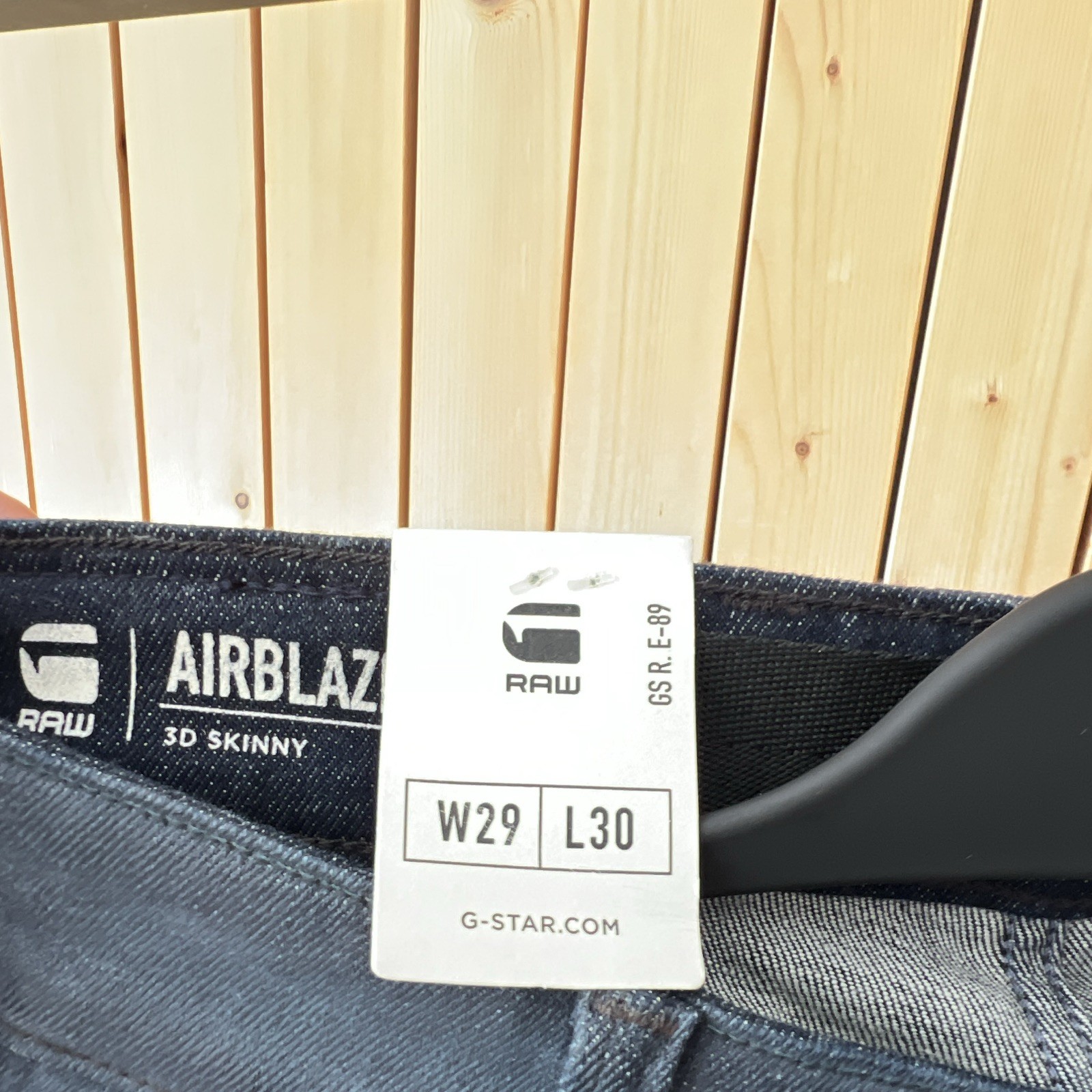 G-Star RAW Airblaze 3D Skinny Men’s Blue Dark Wash Stretch 5-Pocket Jeans