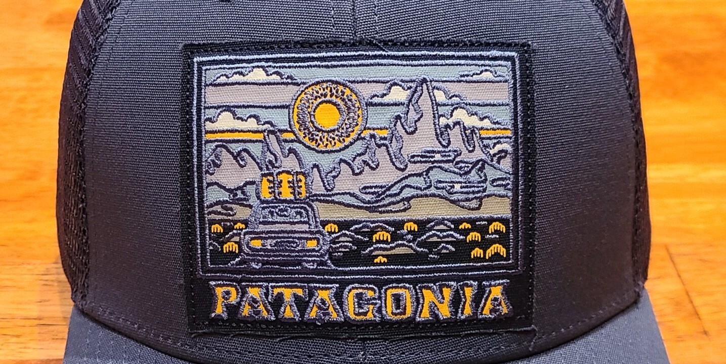 New! Patagonia Summit Road LoPro Trucker Hat Dolomite Blue Snapback Unisex