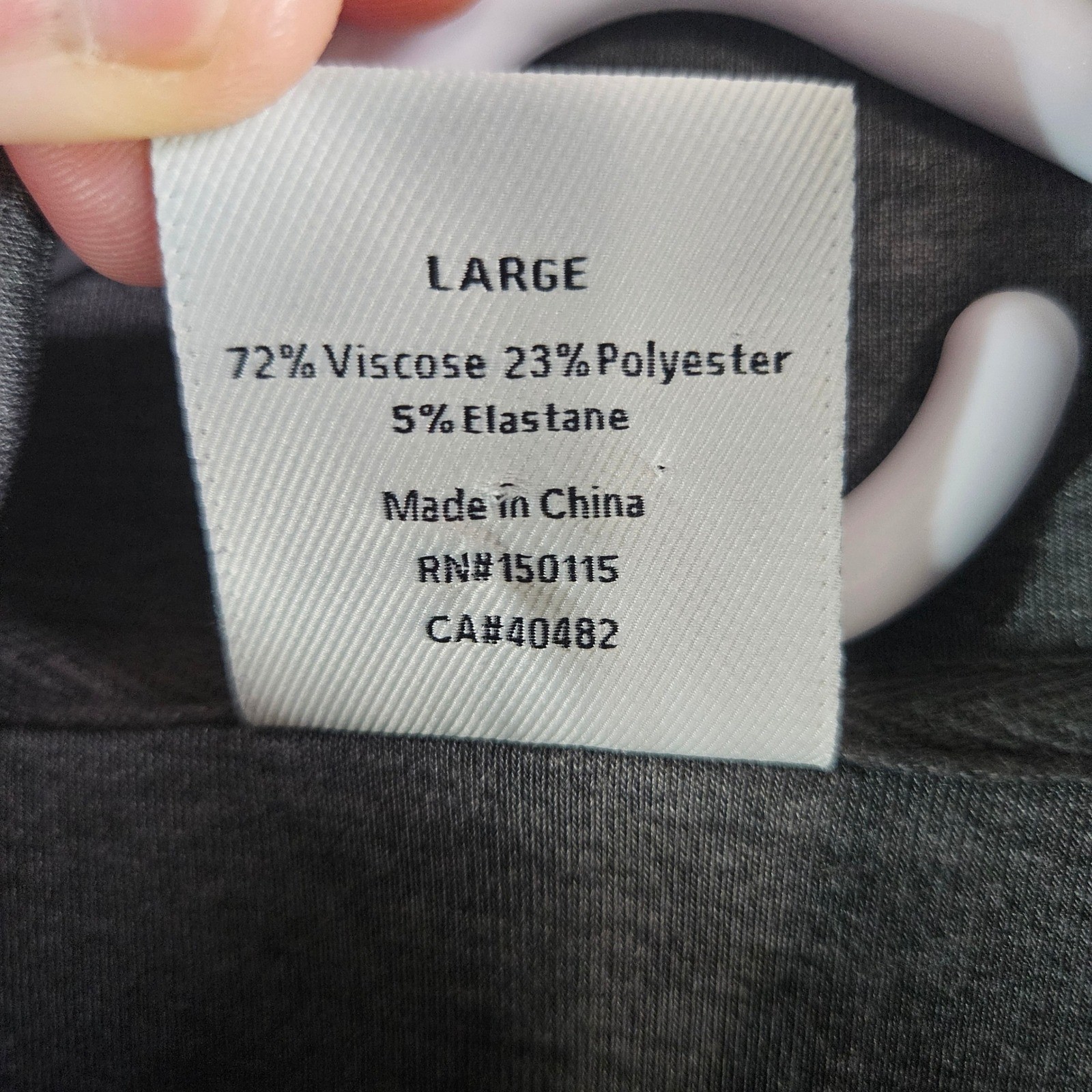 Varley Anset Jacket Grey Lightweight Doubleface Belted Snap Front Womens Large