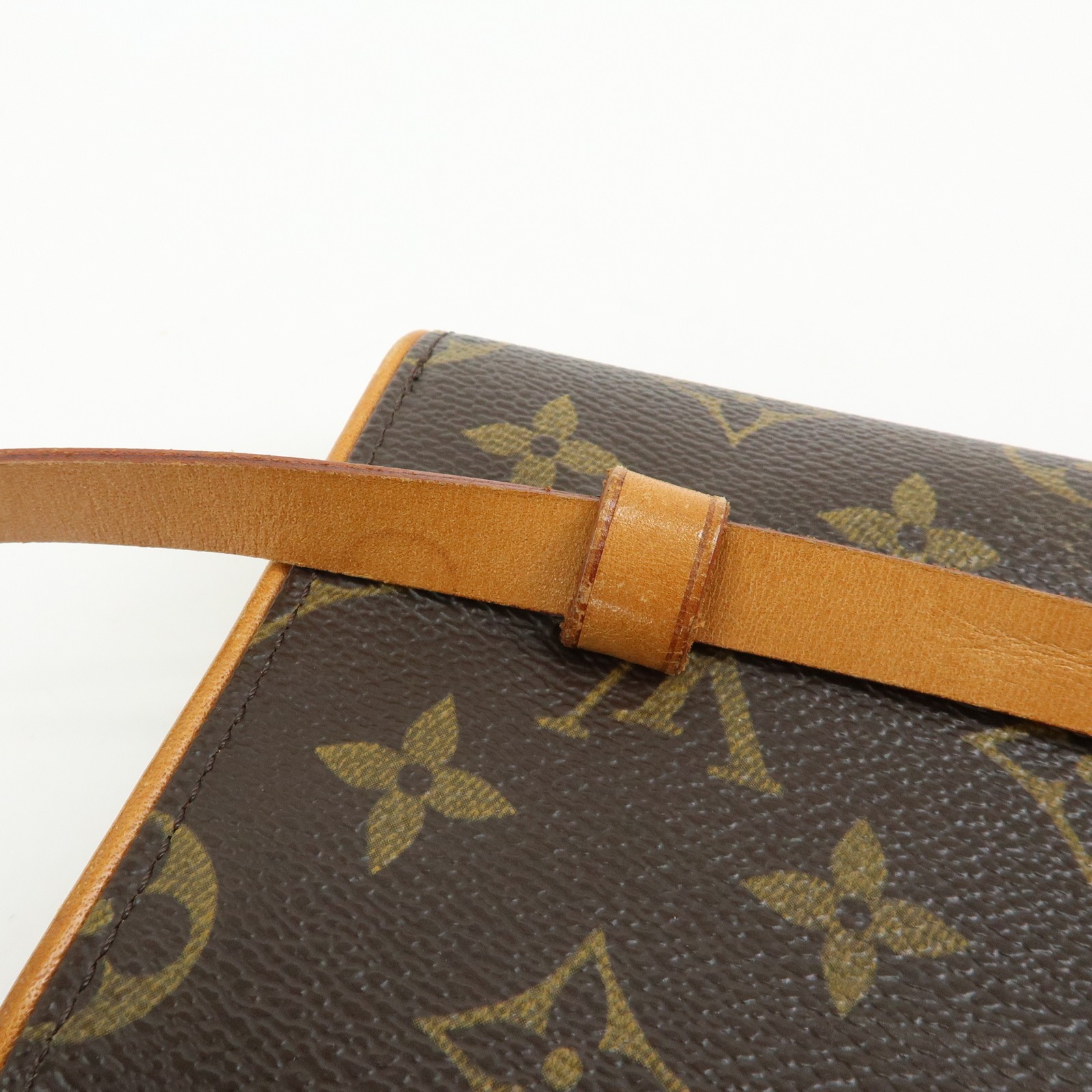 Louis Vuitton Monogram Pochette Florentine XS Waist Bag Belt M51855 Used F/S