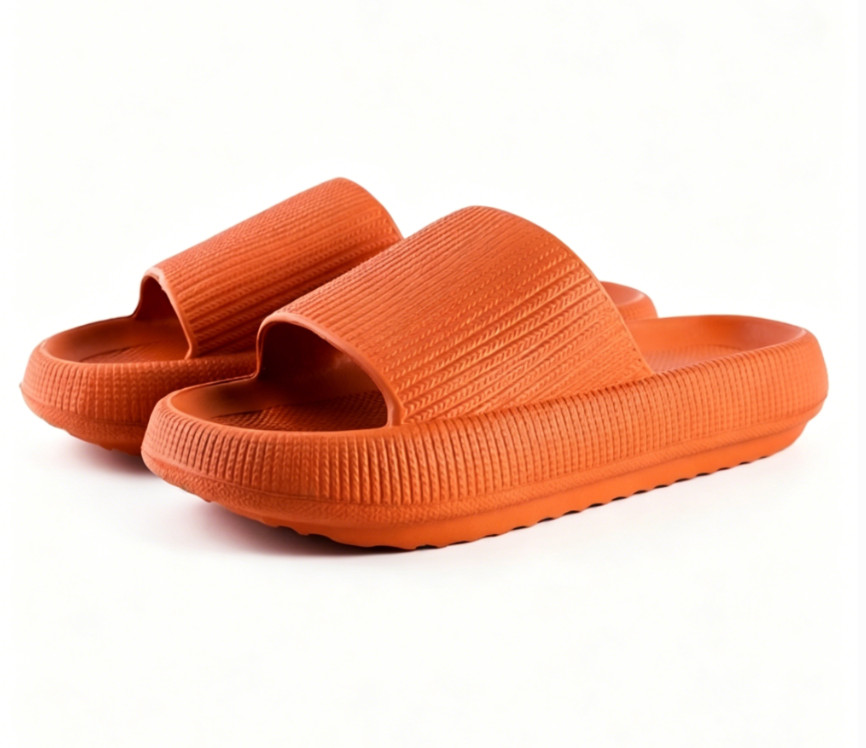 Thick Sole Slippers Size 36 US 5.5-6 Non-Slip House Shoes for Women Indoor