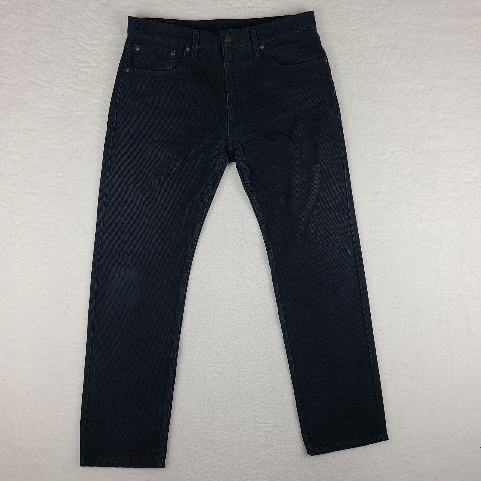 Levi’s 502 Pants Mens 32×30 Black Tapered Fit Corduroy