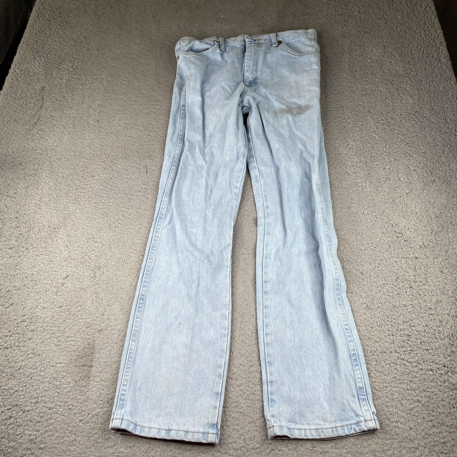 Wrangler Jeans Mens 32×31 Blue Cowboy Cut Slim Fit Denim Western Rodeo 936GBH