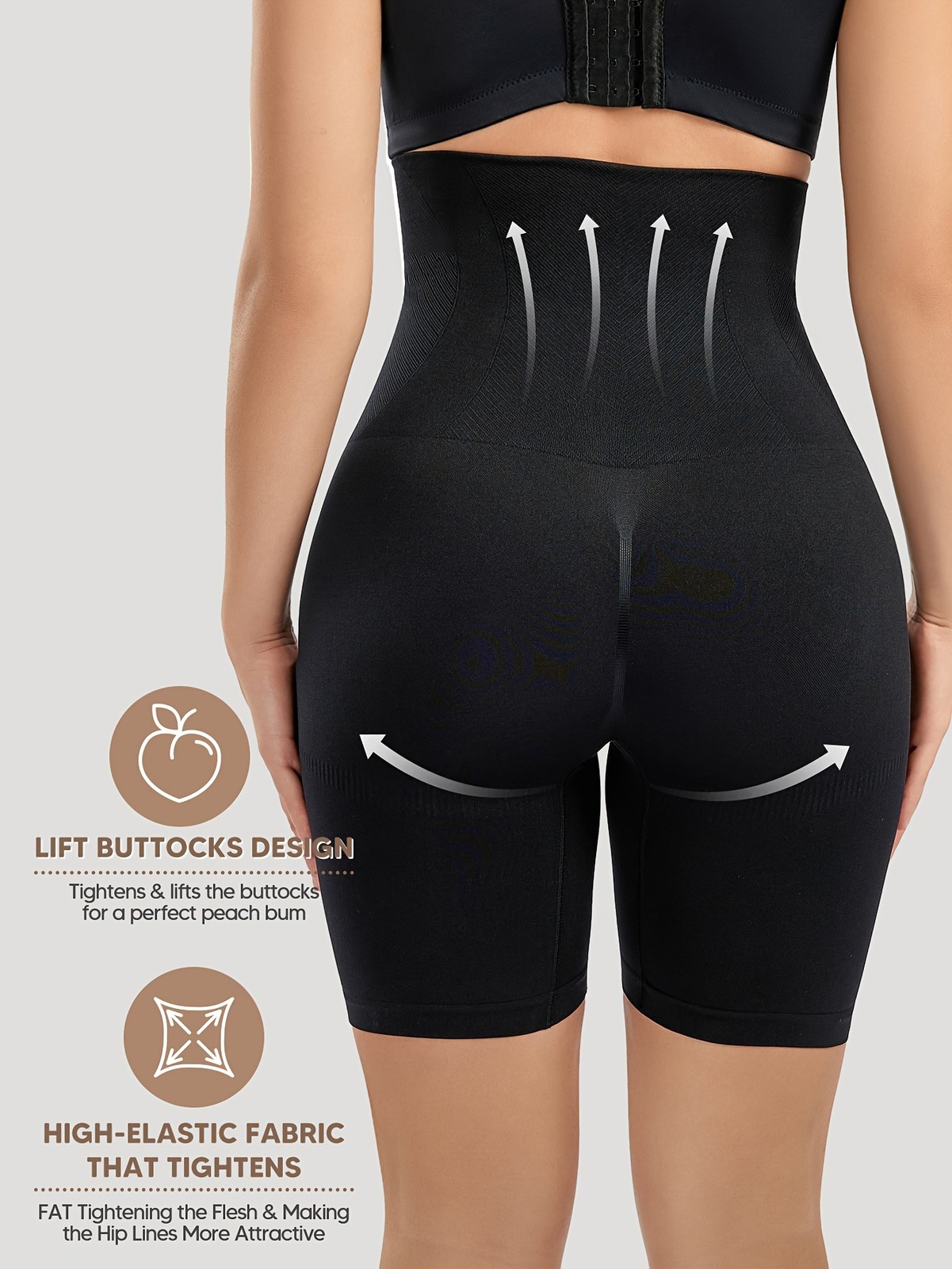 Women Tummy Control Shapewear High Waisted Body Shaper Shorts Slimming Panties