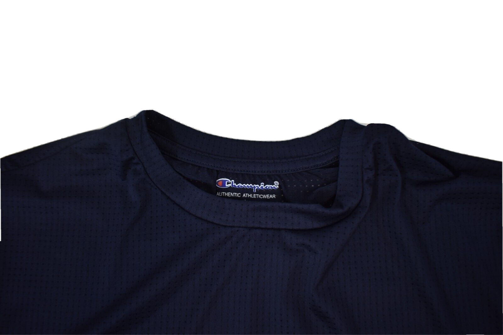 Champion Authentic Activewear Mens Navy Breathable Mesh Shirt New L