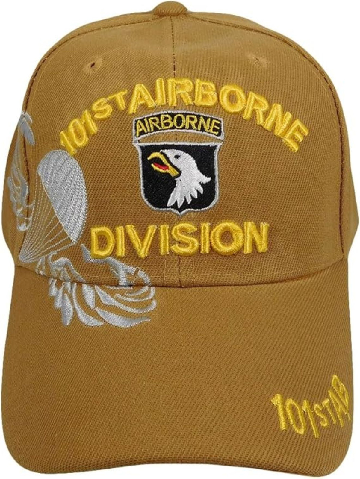101st Airborne ARMY Division Brown Shadow Acrylic Adjustable Embroidered Hat Cap