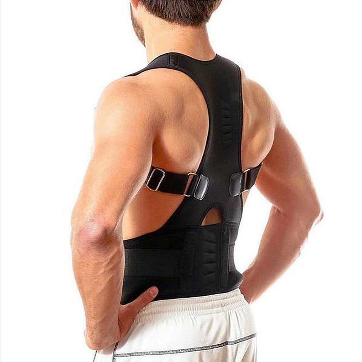Fajas Ortopedicas Para Hombres Faja Correctora De Postura La Espalda Talla S-4XL