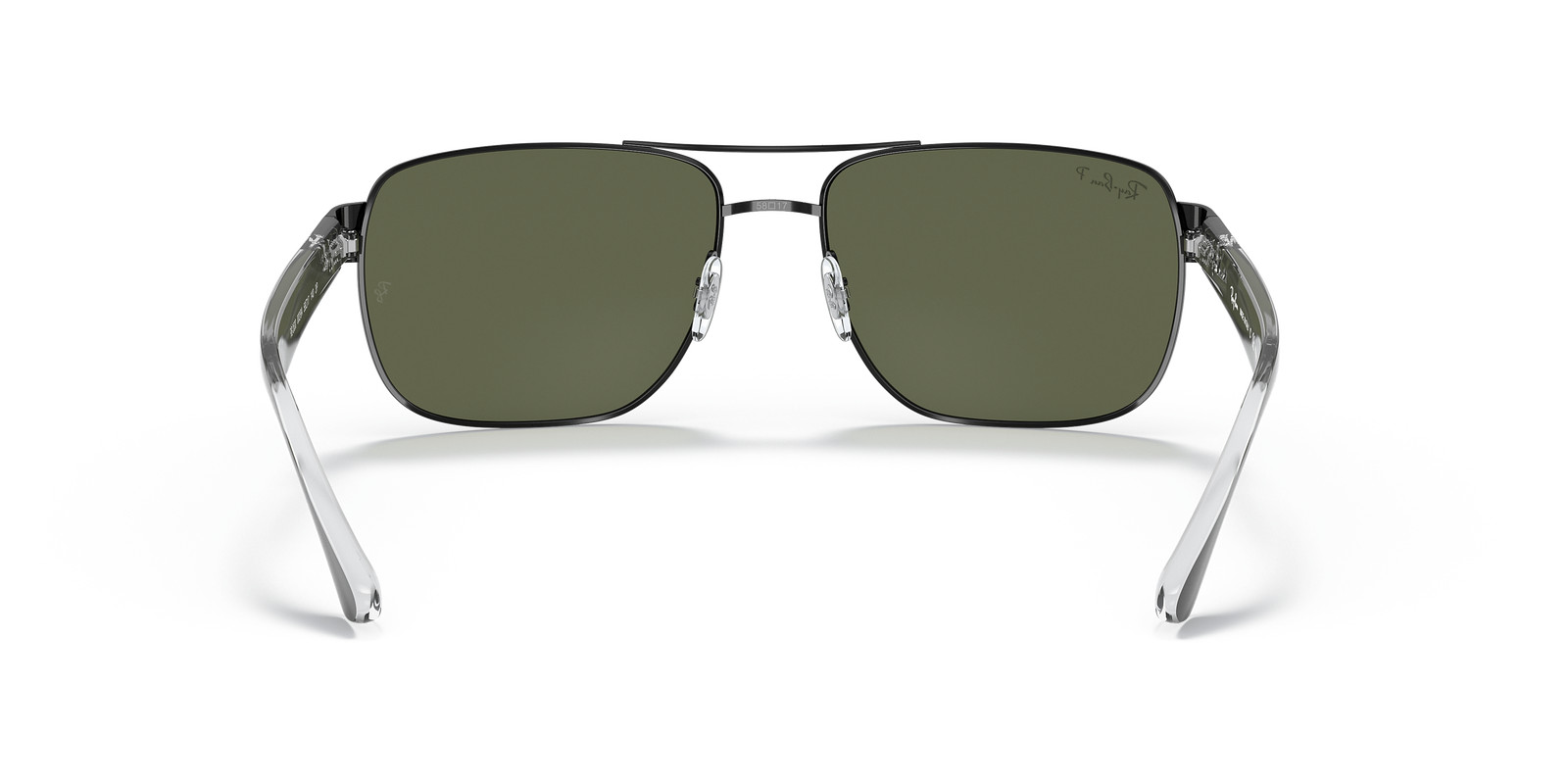 Ray-Ban RB3530 Polished Black/Green Polarized Classic G-15 58 mm Sunglasses