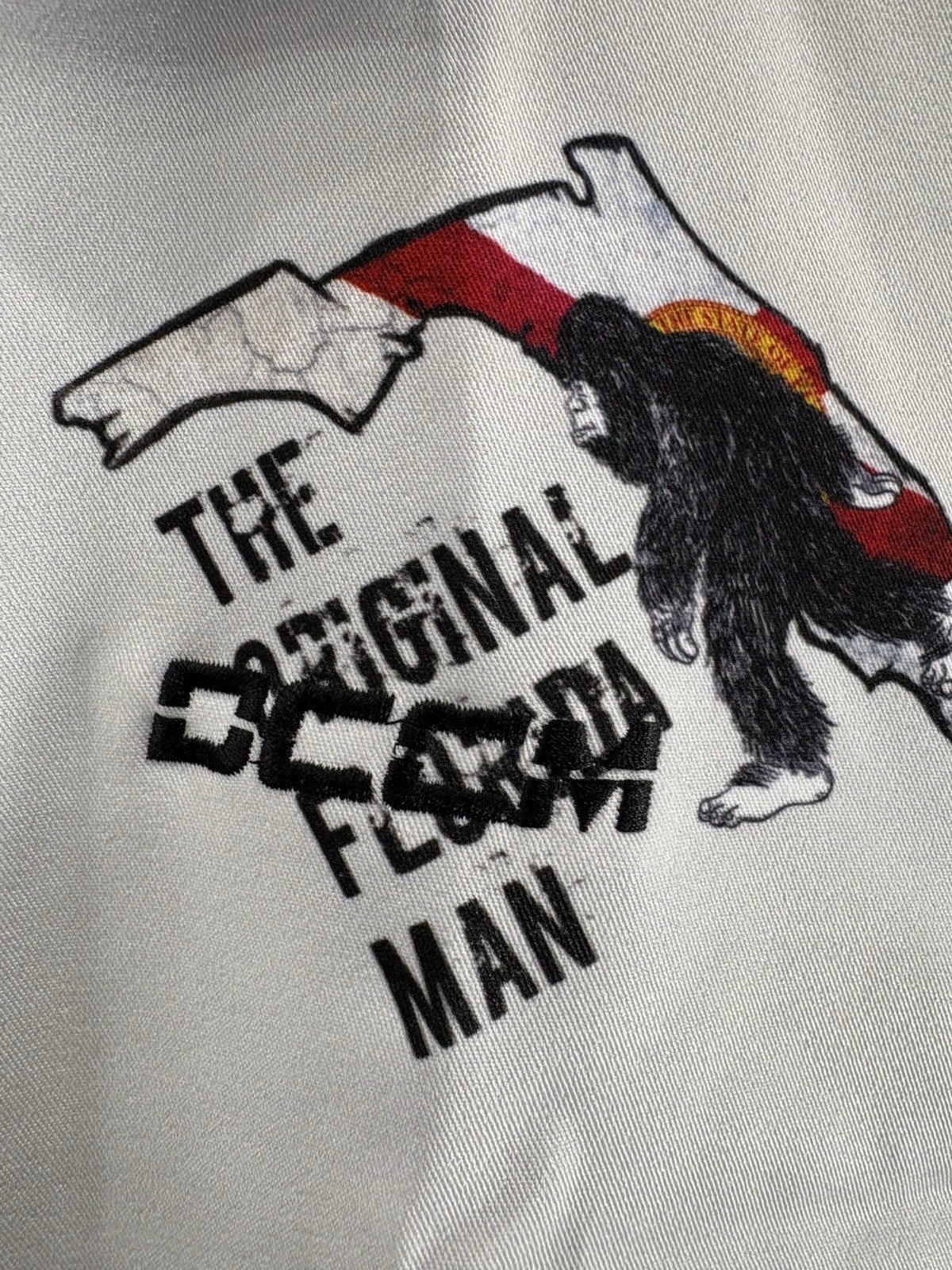 Original Florida Man Shirt Skunk Ape Big Foot Sasquatch XL Polyester