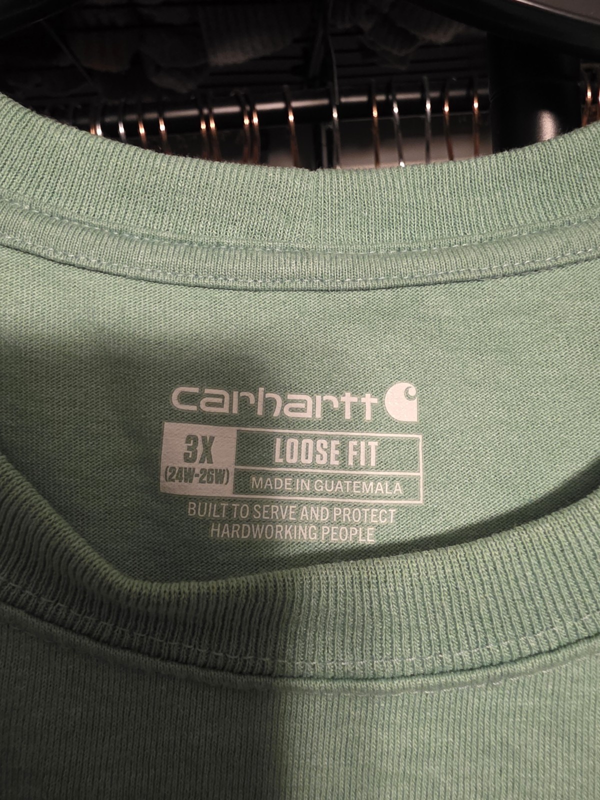 Carhartt Womens Plus Loose Fit 3X Pocket Tees Sold As A LOT Of 5