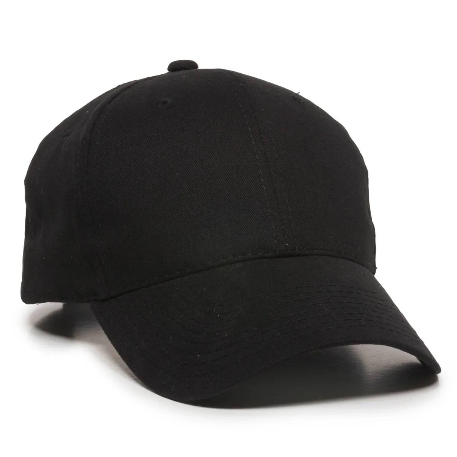 Outdoor Cap BCT-600 Structured Brushed Cotton Twill Solid Back Cap