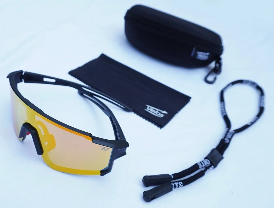 Velos™ Sports Shades Sunglasses – Polarized Mirrored TAC Lenses Baseball Cycling