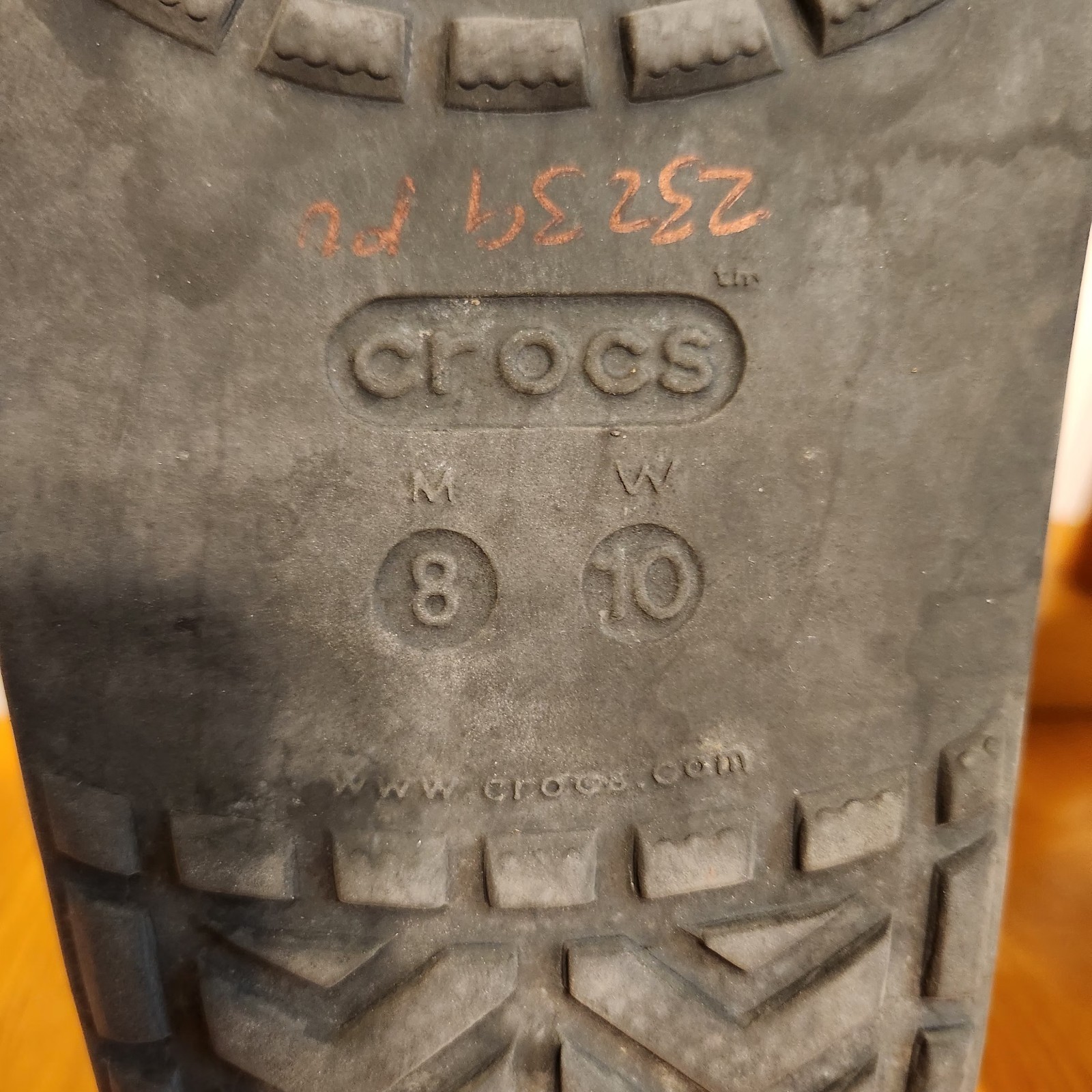 Crocs Bayaband Slide sandals M/8-W/10 Black White Unisex
