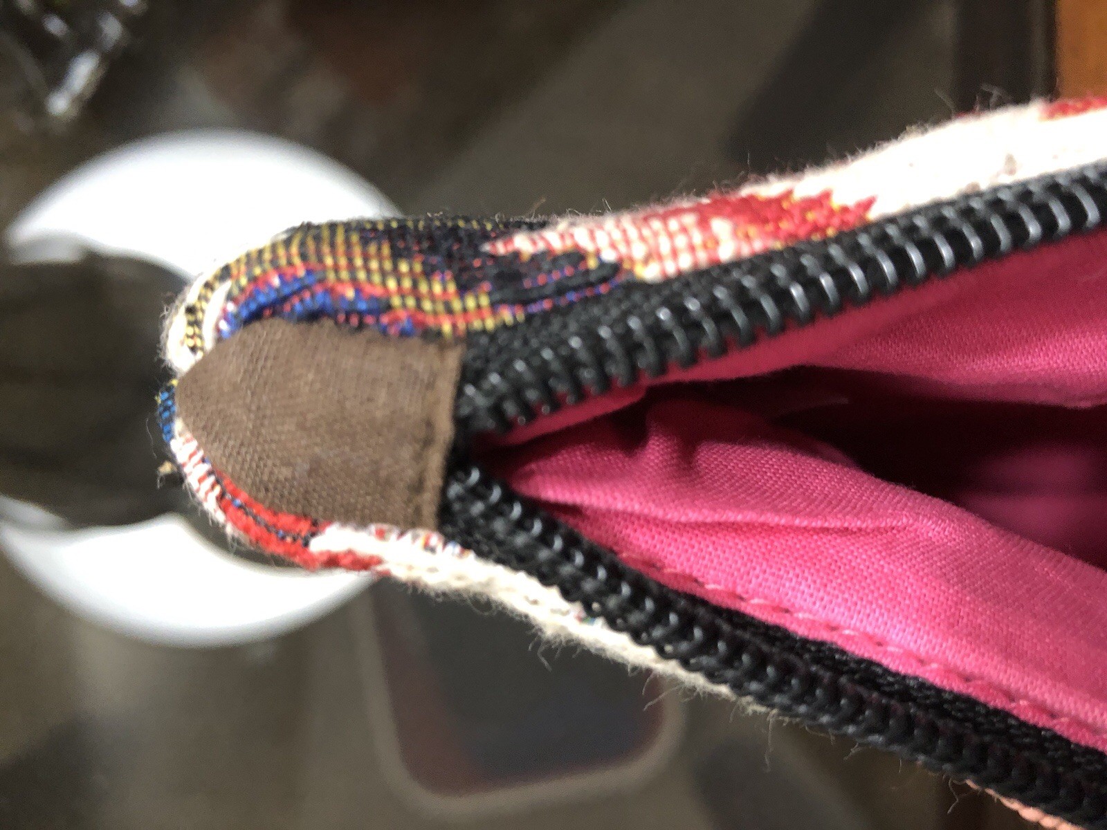 Clutch Artisan Tapestry ￼style Western Print Bead Bag