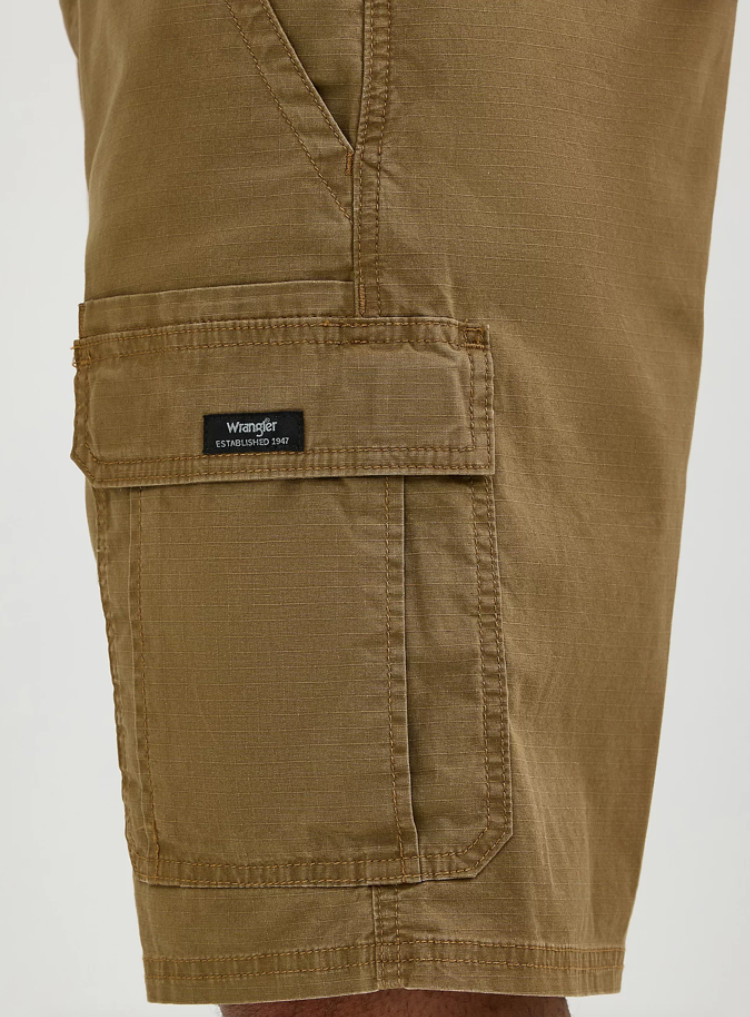 Men’s Wrangler 10 in. Relaxed Fit RipStop Cargo Shorts w/ Stretch CHOOSE SIZES