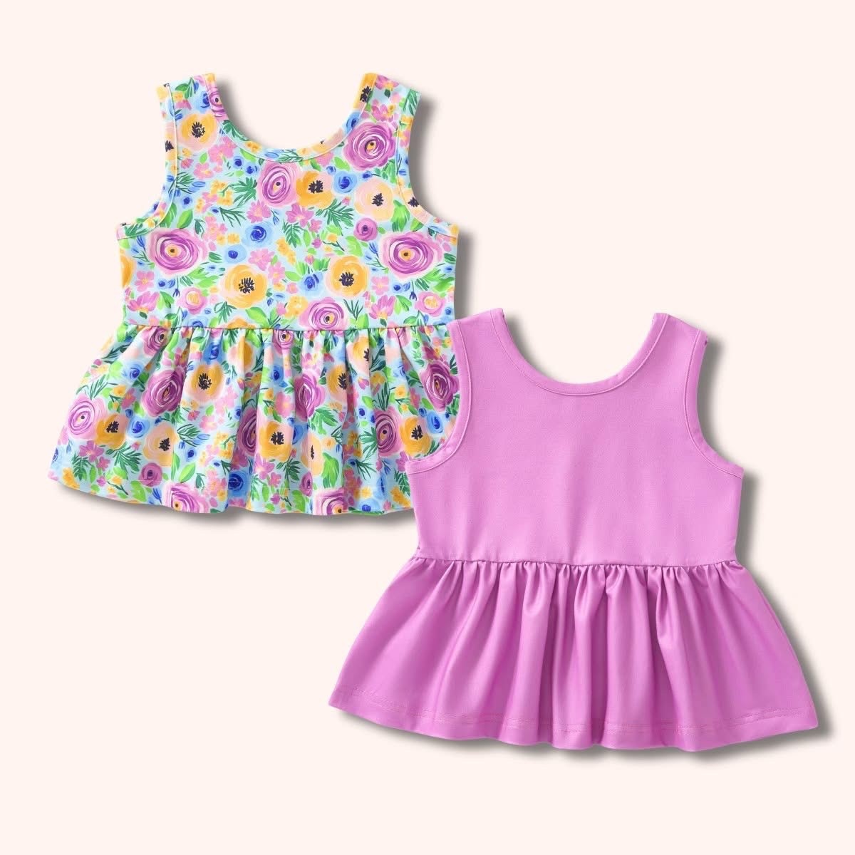Pete + Lucy Summer Capsule Purple Girls Top in Size 6/6X