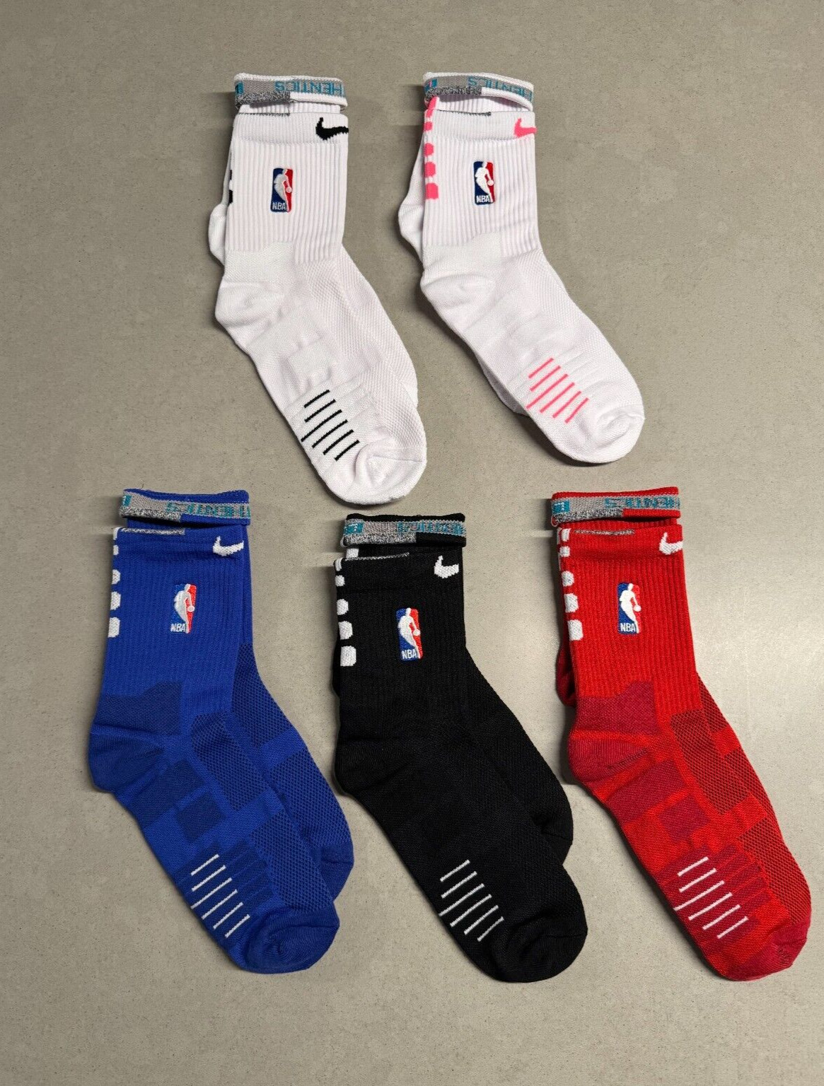 Nike NBA AUTHENTICS – Elite Quick Socks – All Colors – Mid Length All Large