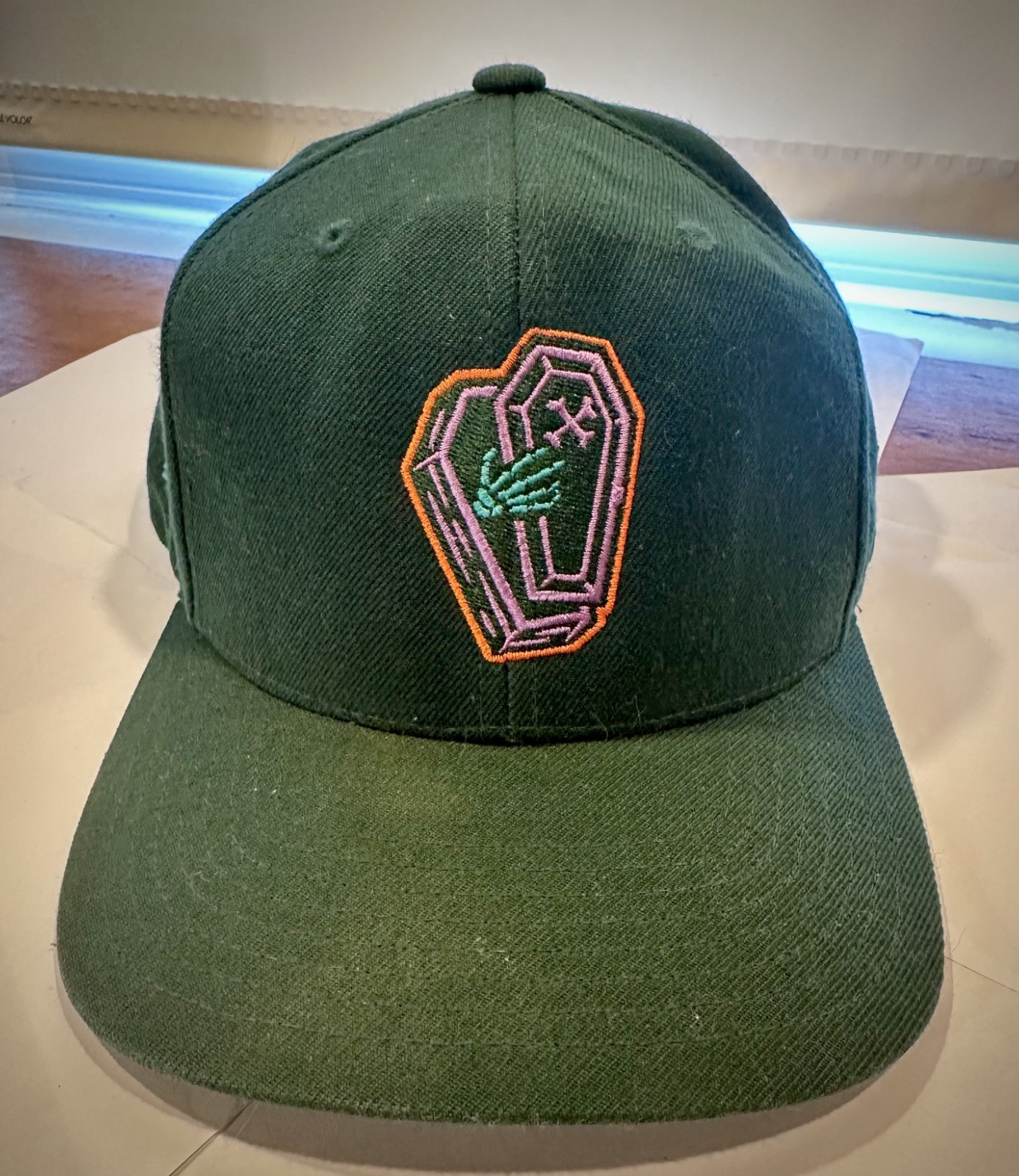 Rare Bottle Logic Brewing Casket Forest Green Hat Snapback Craft Beer – Brewery