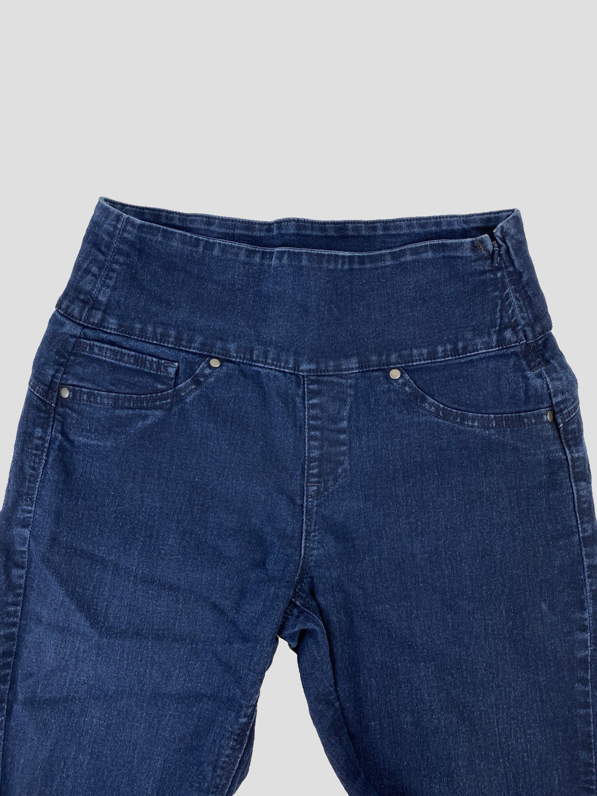 Spanx Alexia Women’s Stretch Skinny Jeans Wide Waistband High-Rise Size L