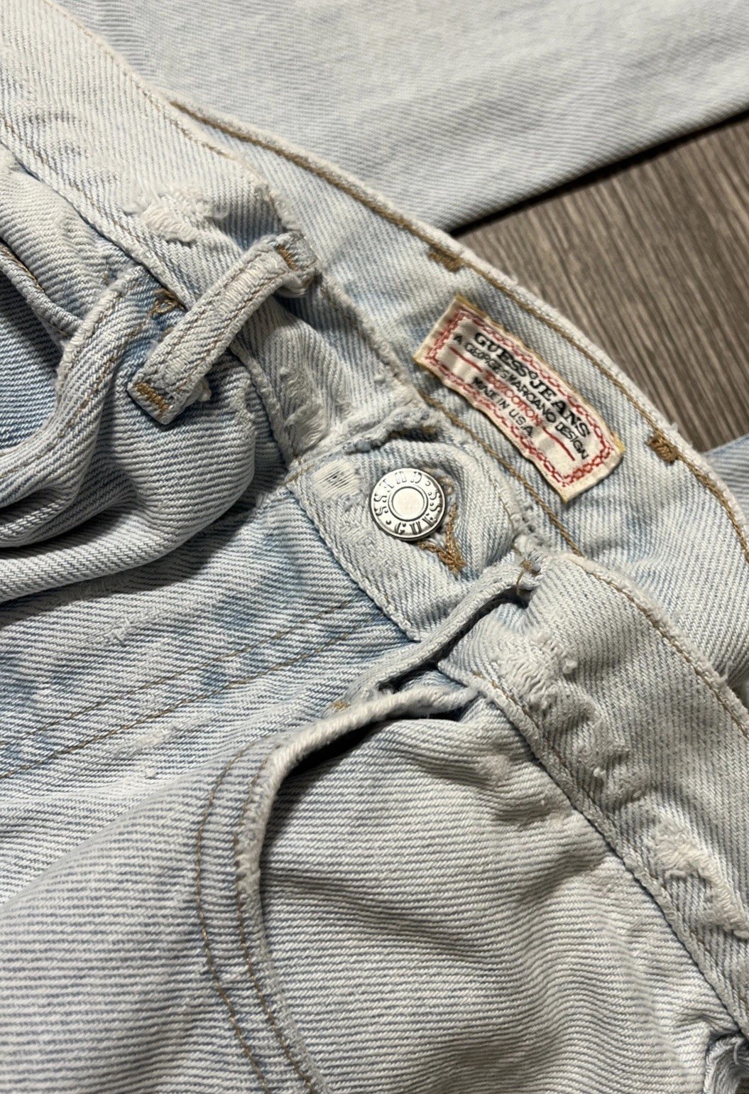 Guess Jeans Women’s Vintage 1050 High Rise Tapered Mom Style Jeans SZ 31 (27×30)