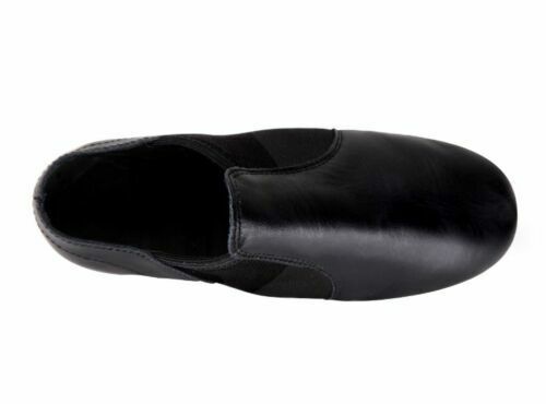 Linodes PU Leather Jazz Shoe Slip On Dance Shoes for Girls Boys Toddler Kid